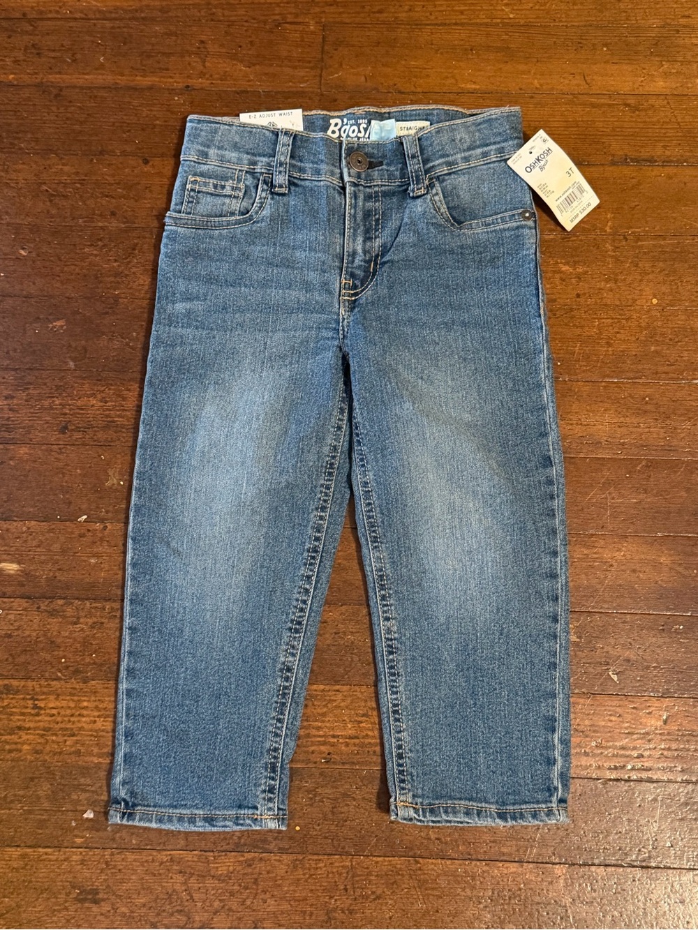 OshKosh B'gosh Light Blue Straight-Leg Kids Jeans Size 3T